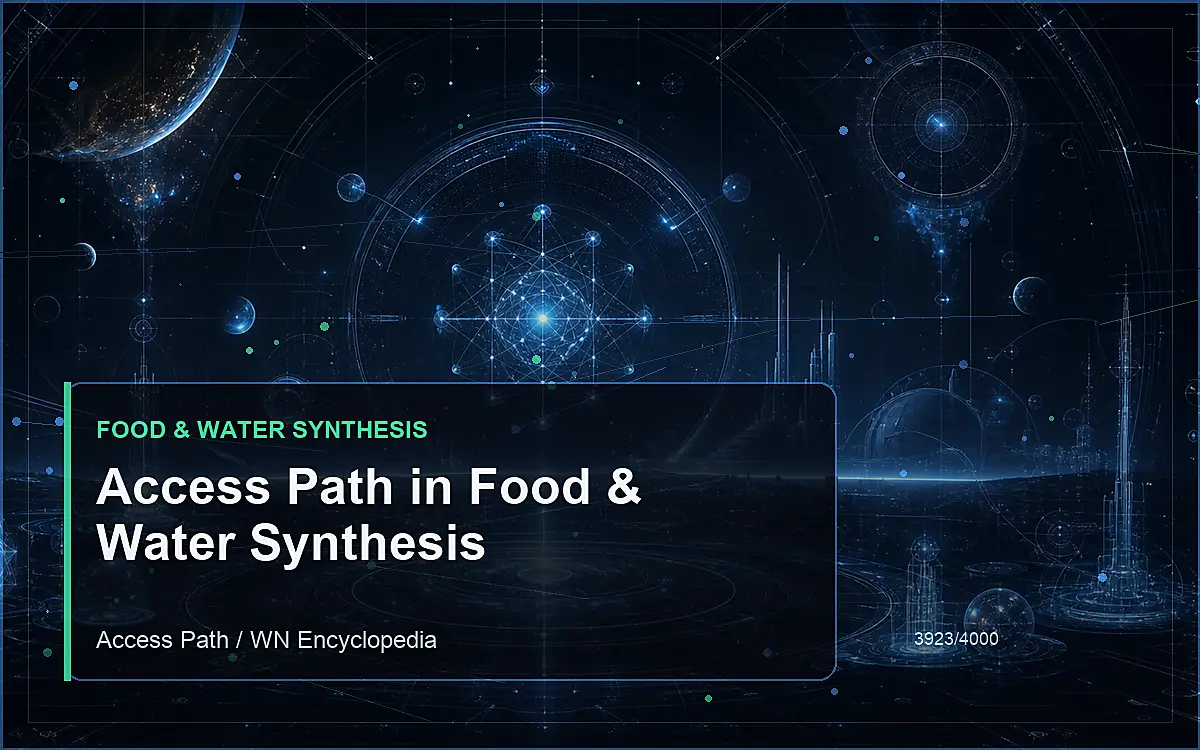 AI-generated encyclopedia reference image for Access Path in Food & Water Synthesis