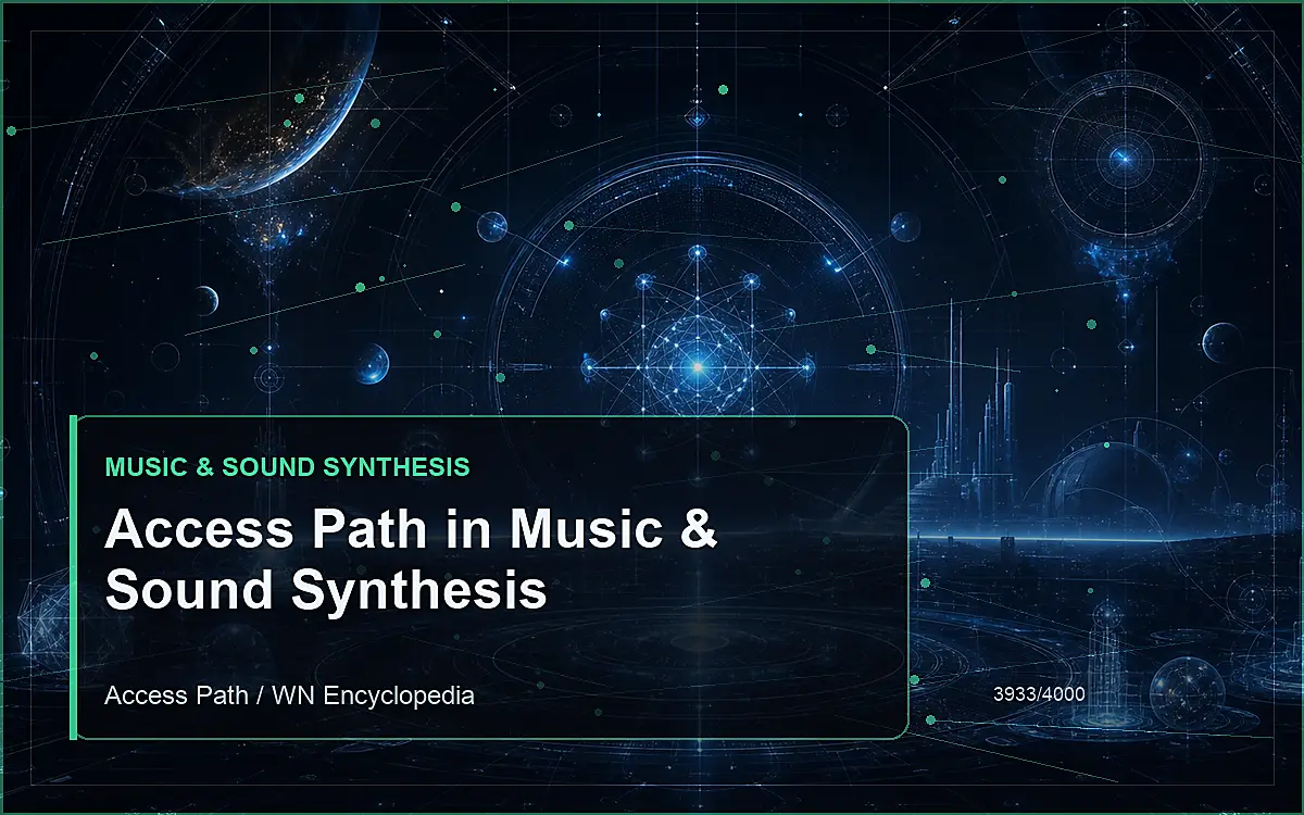 AI-generated encyclopedia reference image for Access Path in Music & Sound Synthesis