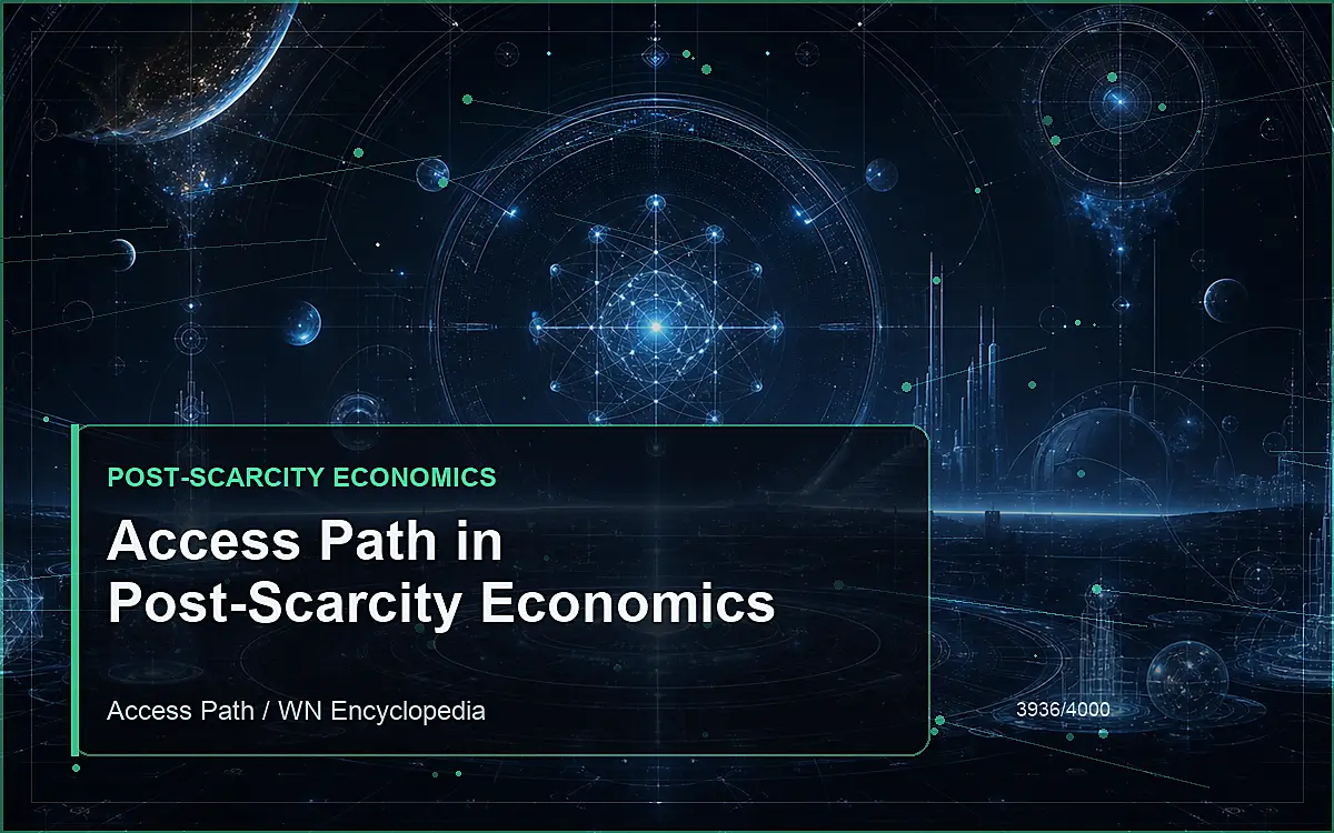 AI-generated encyclopedia reference image for Access Path in Post-Scarcity Economics