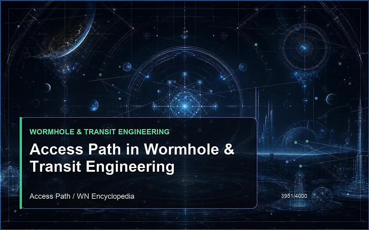 AI-generated encyclopedia reference image for Access Path in Wormhole & Transit Engineering