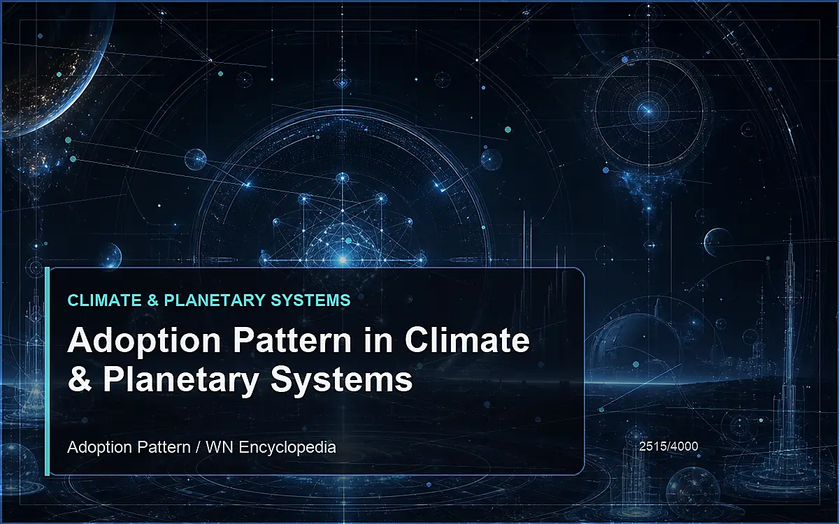 AI-generated encyclopedia reference image for Adoption Pattern in Climate & Planetary Systems