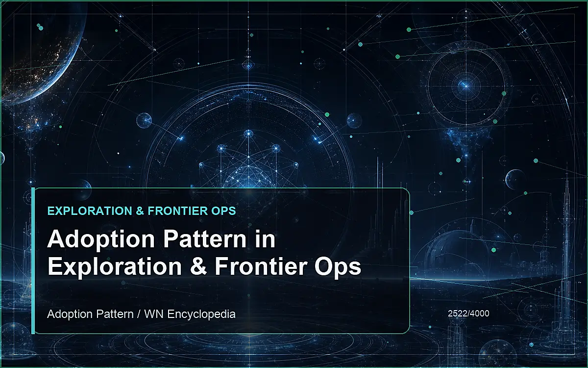 AI-generated encyclopedia reference image for Adoption Pattern in Exploration & Frontier Ops