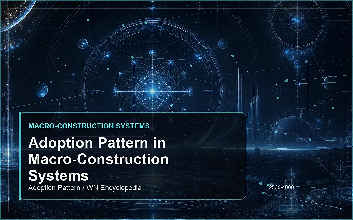 AI-generated encyclopedia reference image for Adoption Pattern in Macro-Construction Systems