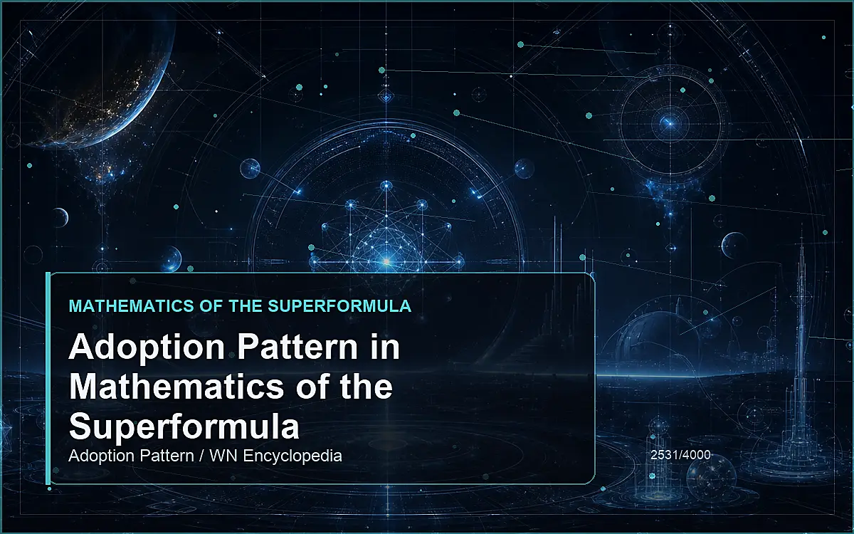 AI-generated encyclopedia reference image for Adoption Pattern in Mathematics of the Superformula