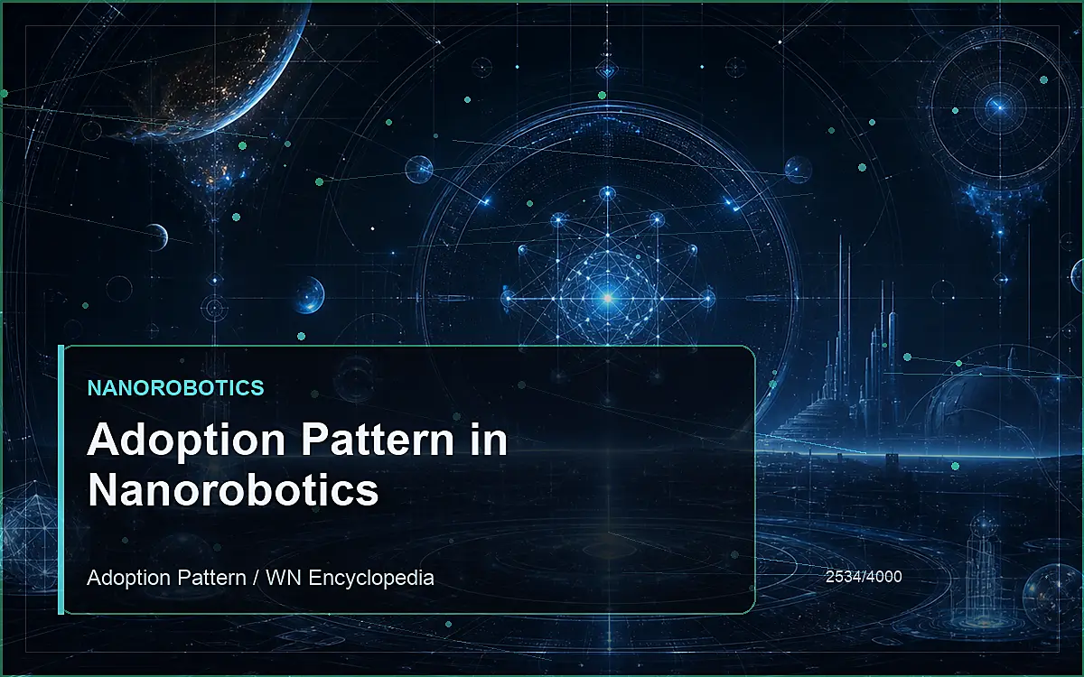 AI-generated encyclopedia reference image for Adoption Pattern in Nanorobotics