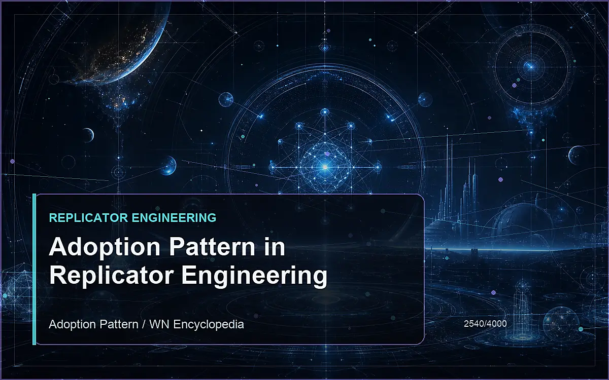 AI-generated encyclopedia reference image for Adoption Pattern in Replicator Engineering