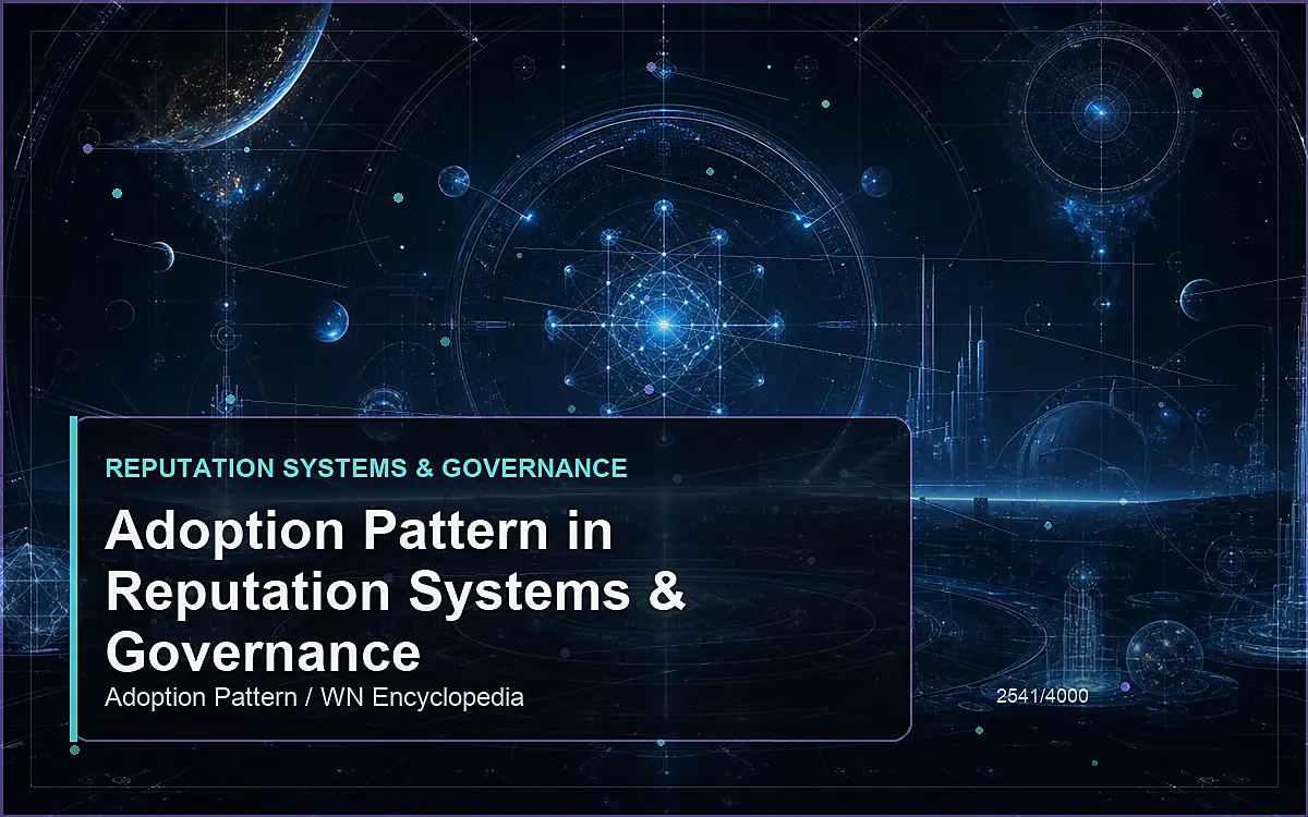 AI-generated encyclopedia reference image for Adoption Pattern in Reputation Systems & Governance