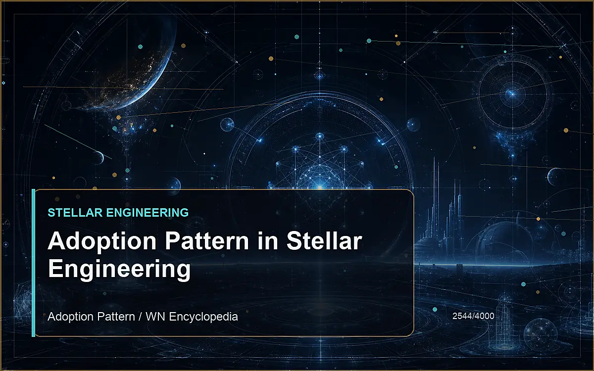 AI-generated encyclopedia reference image for Adoption Pattern in Stellar Engineering