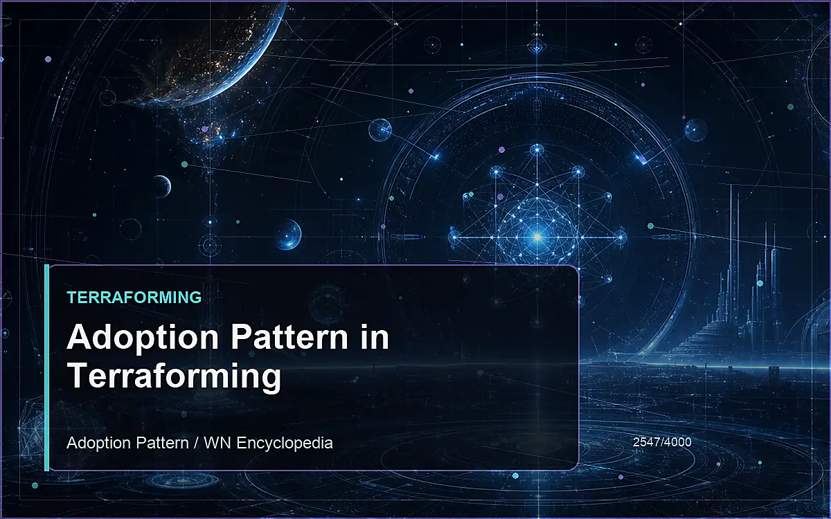 AI-generated encyclopedia reference image for Adoption Pattern in Terraforming