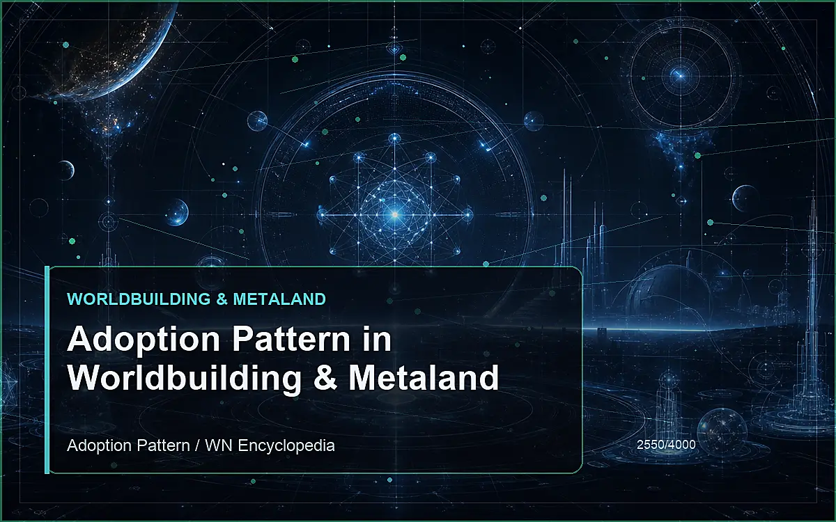 AI-generated encyclopedia reference image for Adoption Pattern in Worldbuilding & Metaland