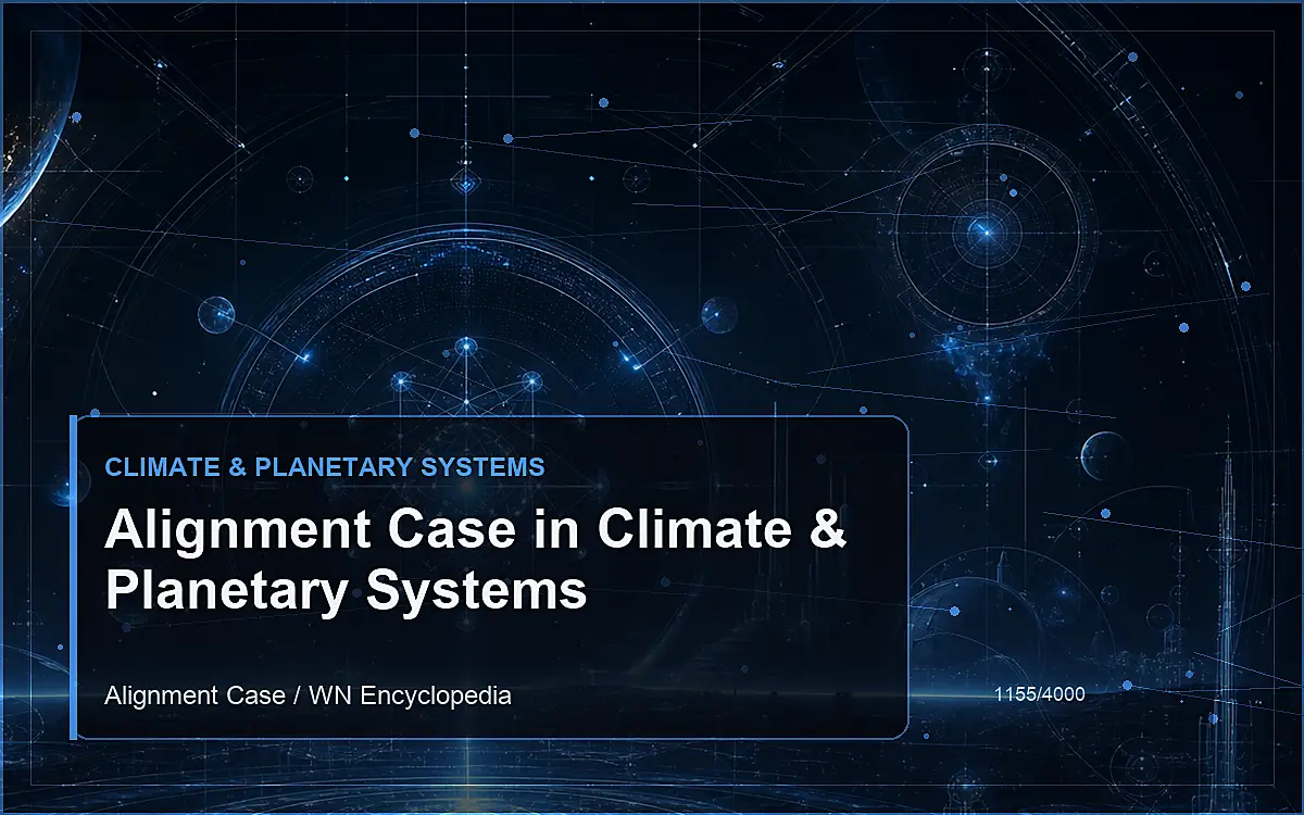 AI-generated encyclopedia reference image for Alignment Case in Climate & Planetary Systems