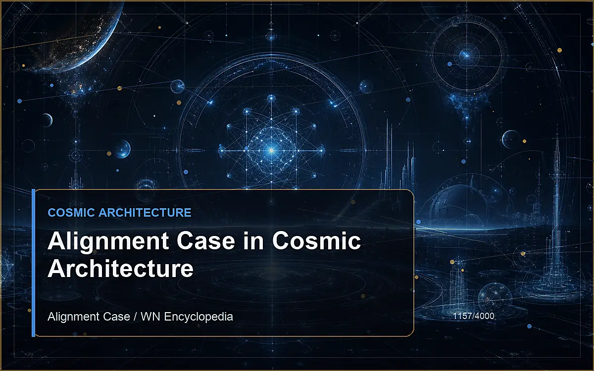 AI-generated encyclopedia reference image for Alignment Case in Cosmic Architecture