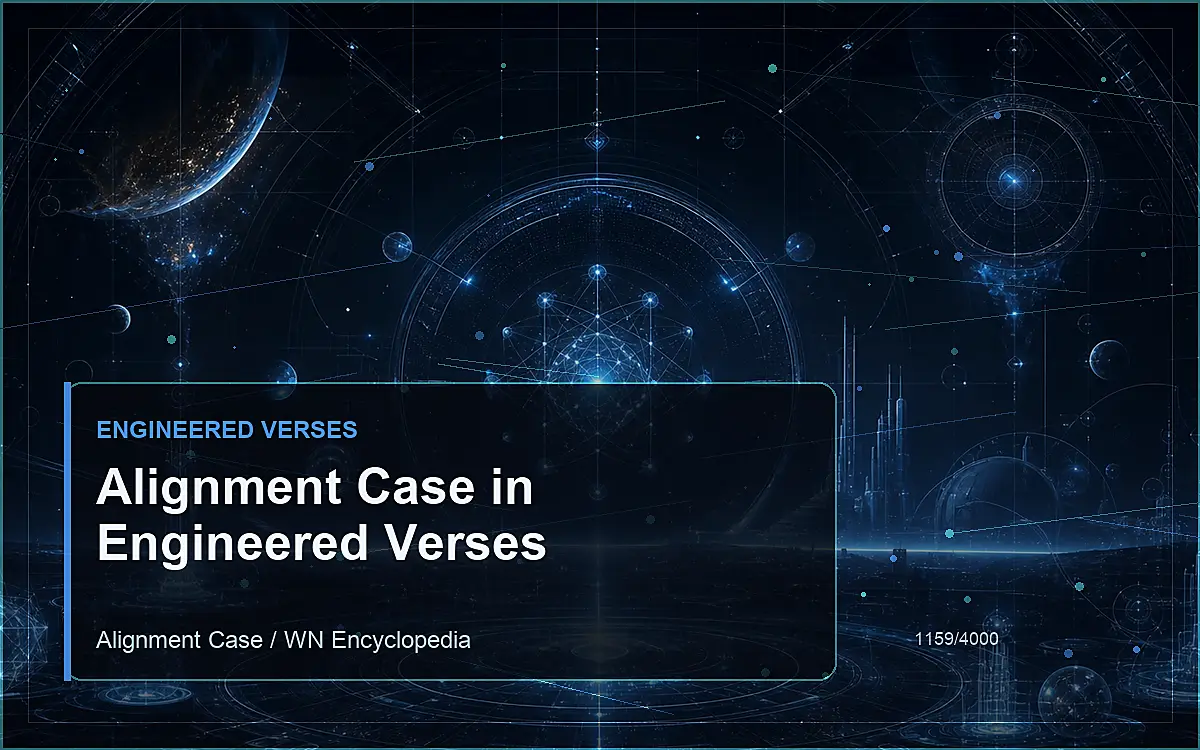 AI-generated encyclopedia reference image for Alignment Case in Engineered Verses