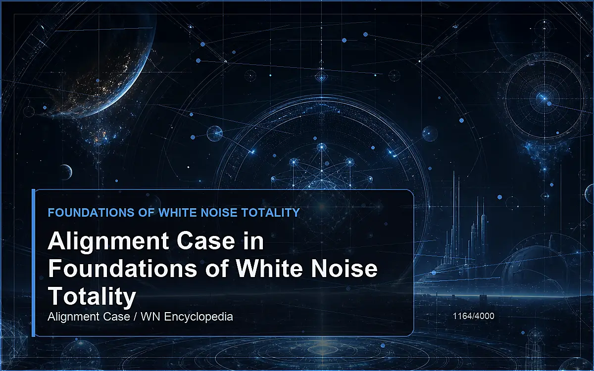 AI-generated encyclopedia reference image for Alignment Case in Foundations of White Noise Totality