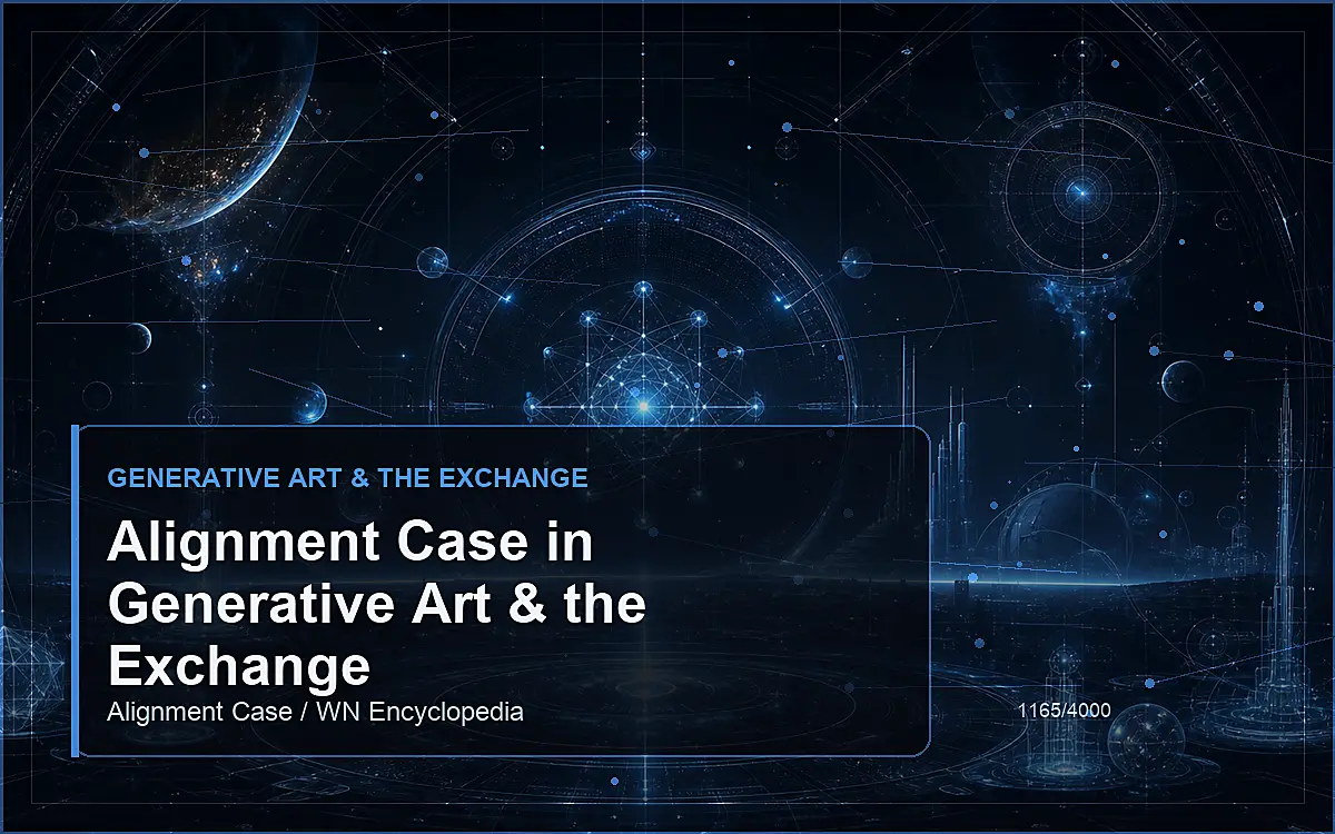 AI-generated encyclopedia reference image for Alignment Case in Generative Art & the Exchange
