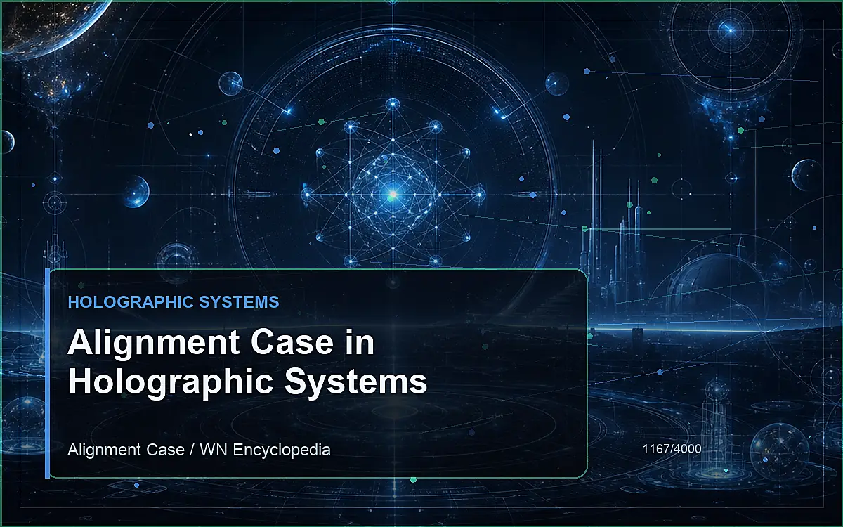 AI-generated encyclopedia reference image for Alignment Case in Holographic Systems