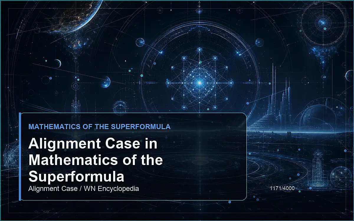 AI-generated encyclopedia reference image for Alignment Case in Mathematics of the Superformula
