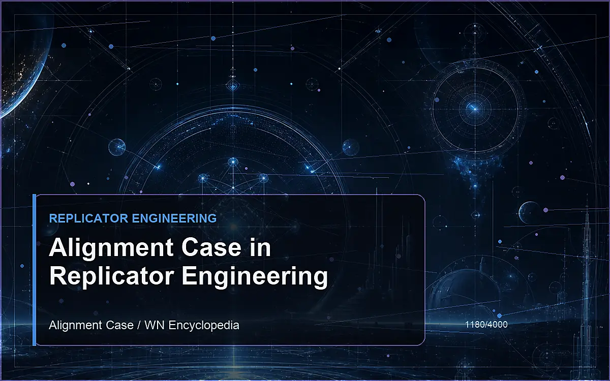 AI-generated encyclopedia reference image for Alignment Case in Replicator Engineering