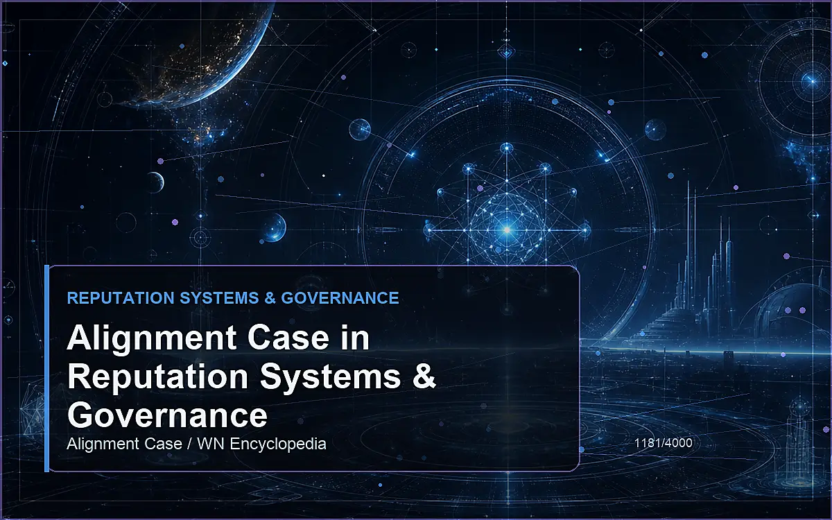 AI-generated encyclopedia reference image for Alignment Case in Reputation Systems & Governance