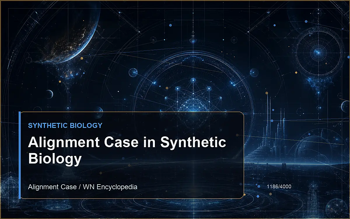 AI-generated encyclopedia reference image for Alignment Case in Synthetic Biology