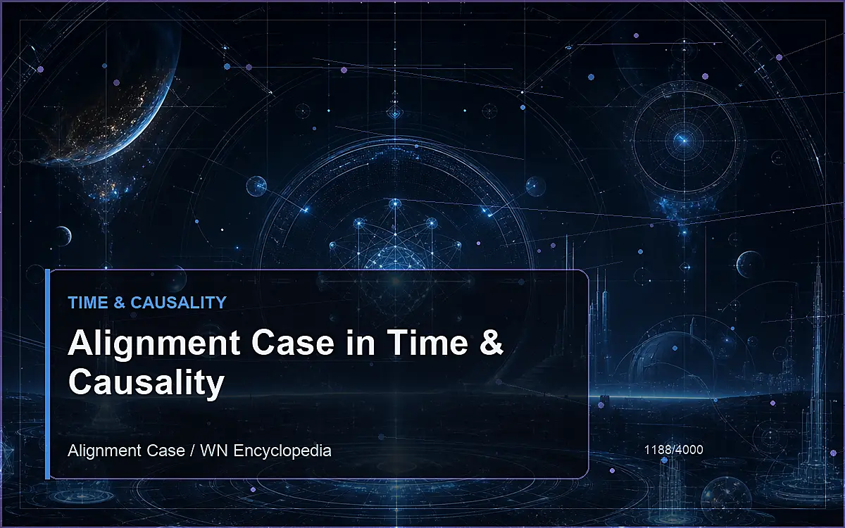AI-generated encyclopedia reference image for Alignment Case in Time & Causality