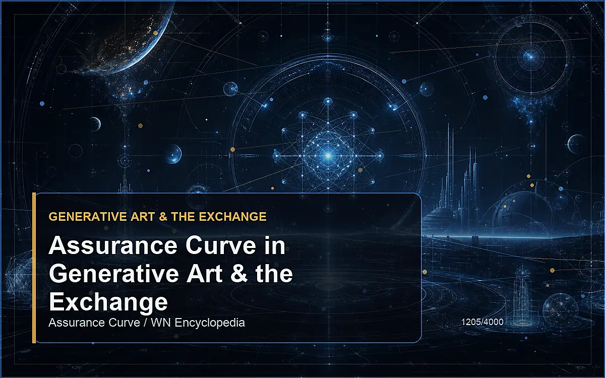 AI-generated encyclopedia reference image for Assurance Curve in Generative Art & the Exchange