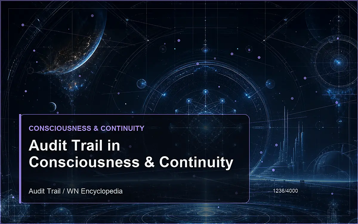AI-generated encyclopedia reference image for Audit Trail in Consciousness & Continuity