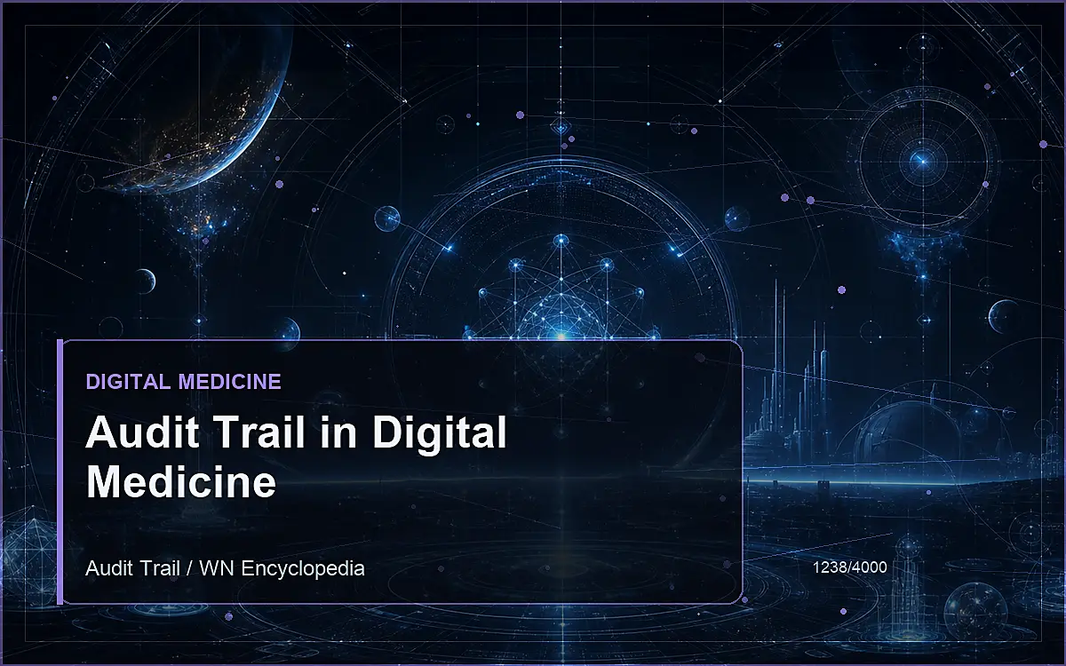 AI-generated encyclopedia reference image for Audit Trail in Digital Medicine