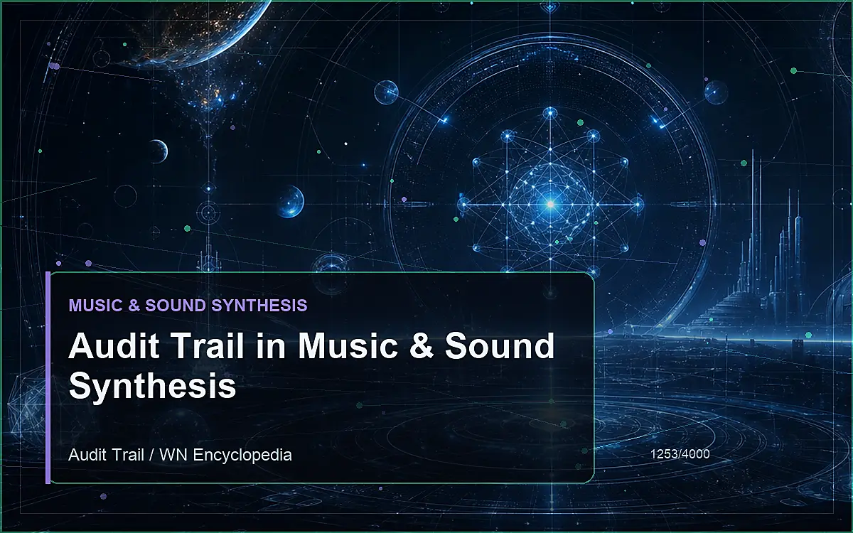 AI-generated encyclopedia reference image for Audit Trail in Music & Sound Synthesis