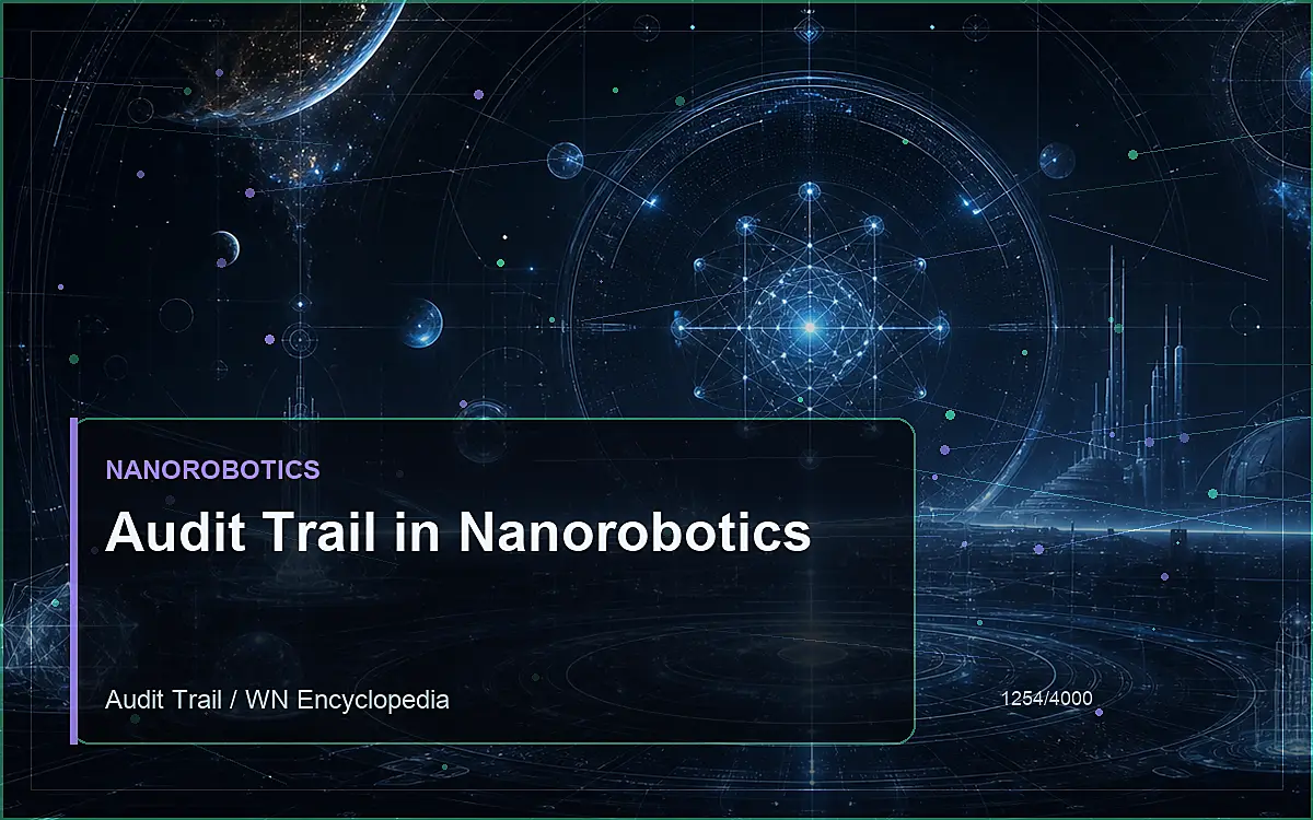 AI-generated encyclopedia reference image for Audit Trail in Nanorobotics