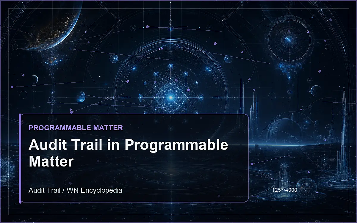 AI-generated encyclopedia reference image for Audit Trail in Programmable Matter