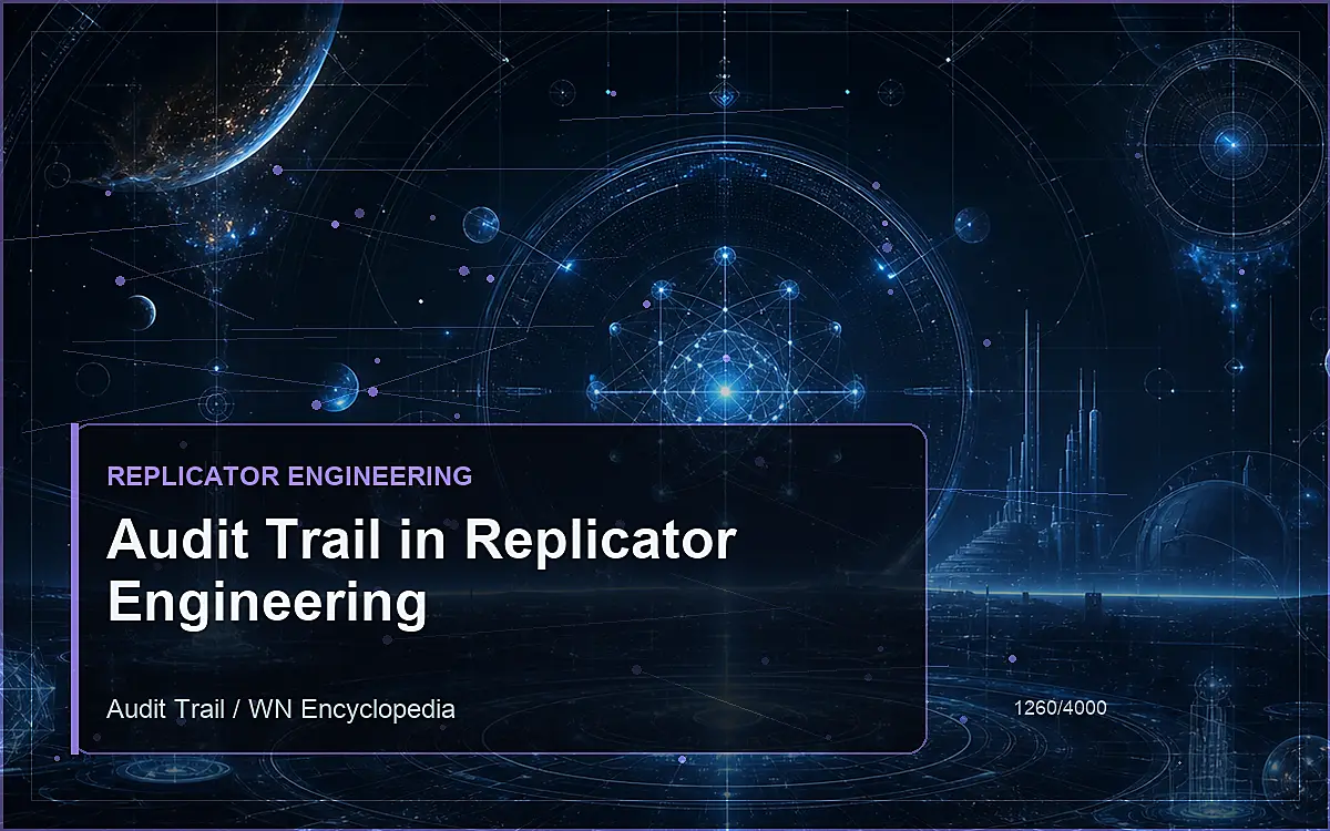 AI-generated encyclopedia reference image for Audit Trail in Replicator Engineering