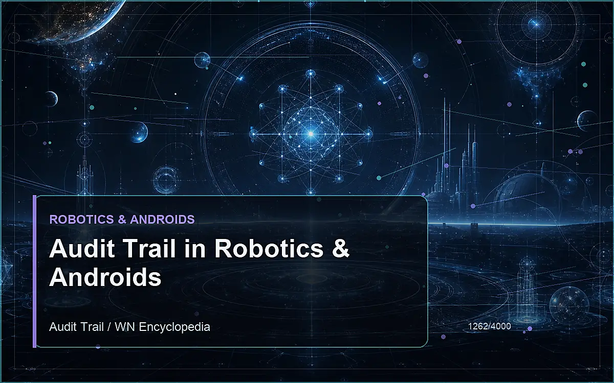 AI-generated encyclopedia reference image for Audit Trail in Robotics & Androids