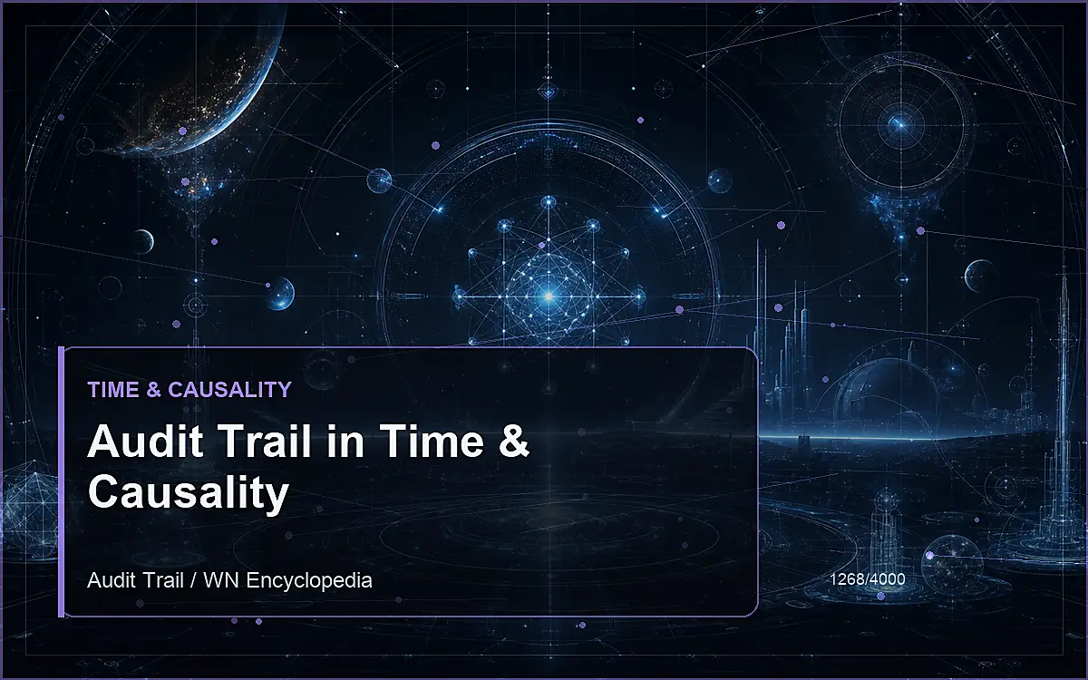 AI-generated encyclopedia reference image for Audit Trail in Time & Causality