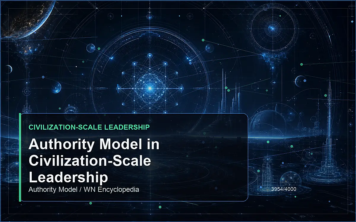 AI-generated encyclopedia reference image for Authority Model in Civilization-Scale Leadership