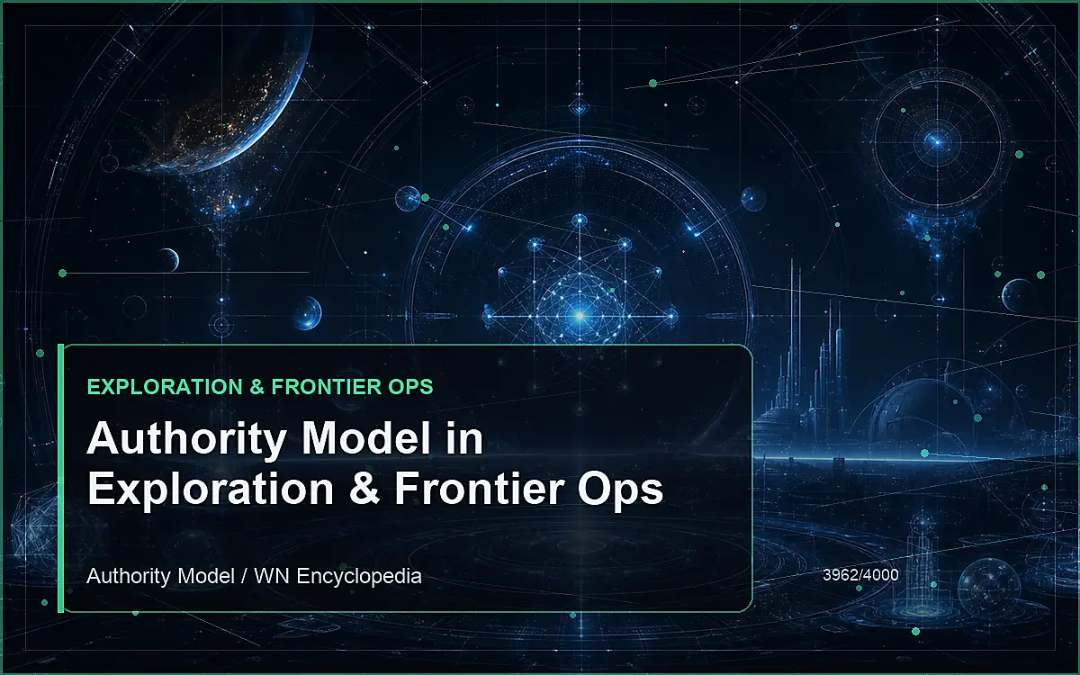 AI-generated encyclopedia reference image for Authority Model in Exploration & Frontier Ops