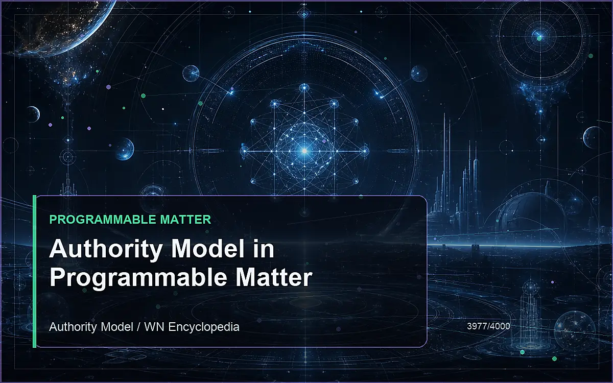 AI-generated encyclopedia reference image for Authority Model in Programmable Matter