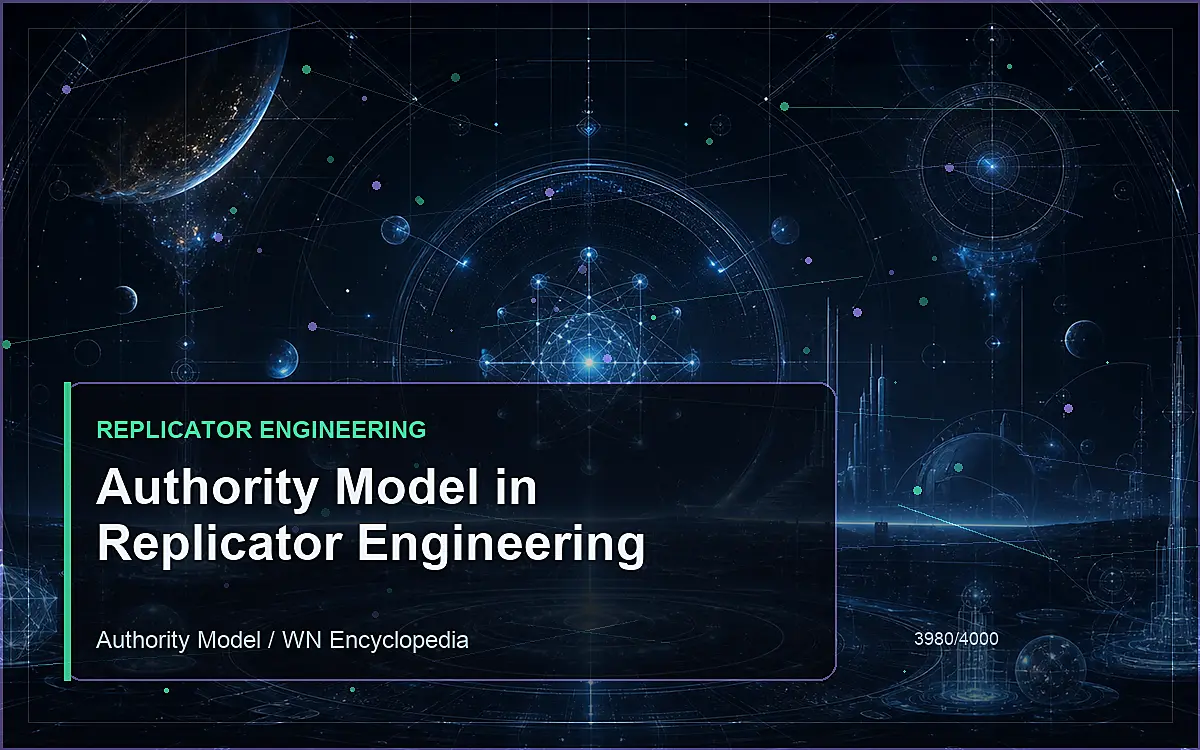 AI-generated encyclopedia reference image for Authority Model in Replicator Engineering