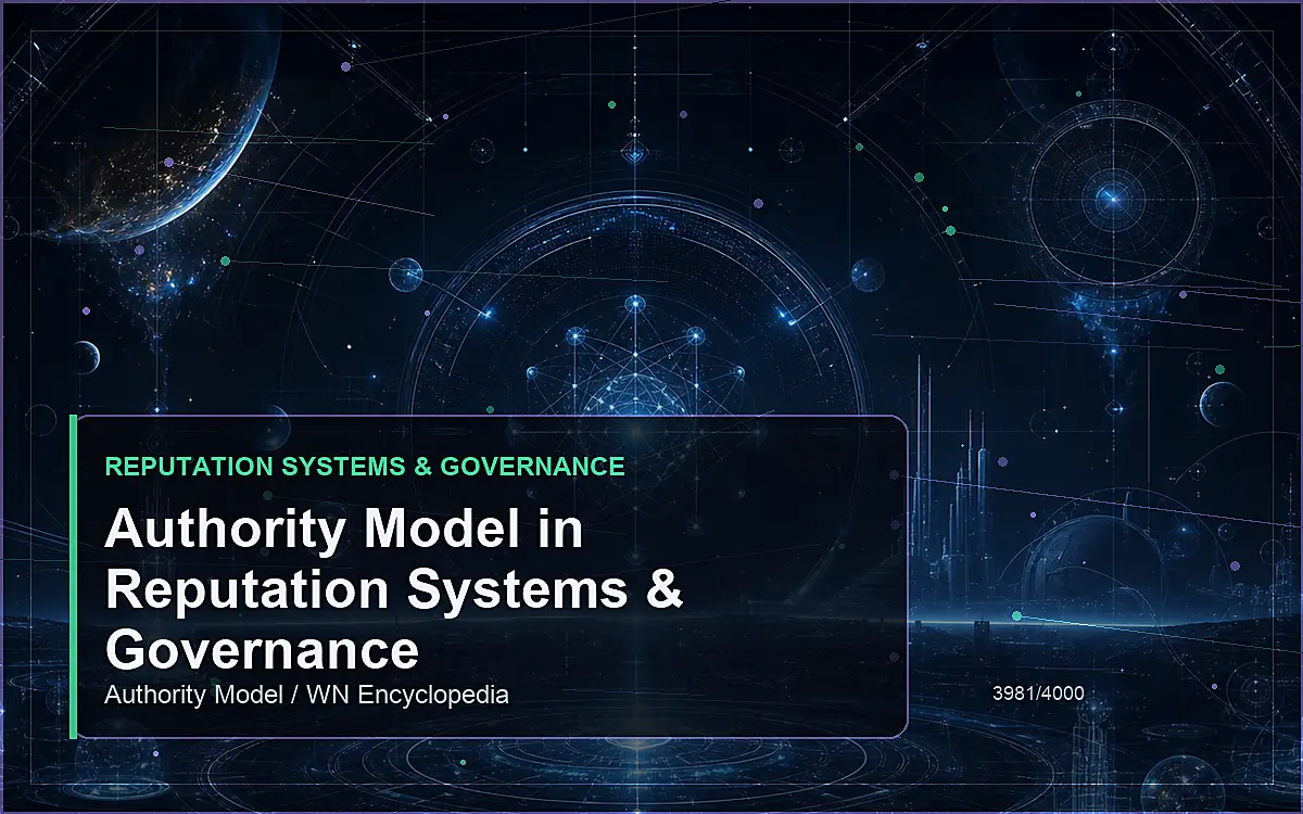 AI-generated encyclopedia reference image for Authority Model in Reputation Systems & Governance