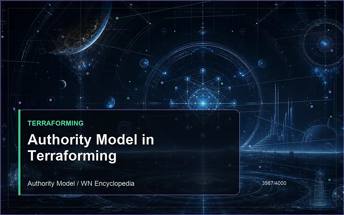 AI-generated encyclopedia reference image for Authority Model in Terraforming