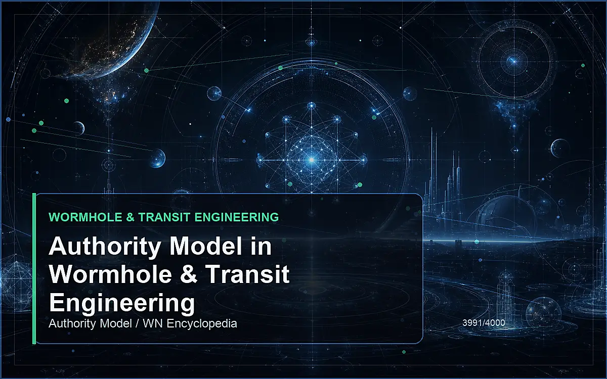 AI-generated encyclopedia reference image for Authority Model in Wormhole & Transit Engineering
