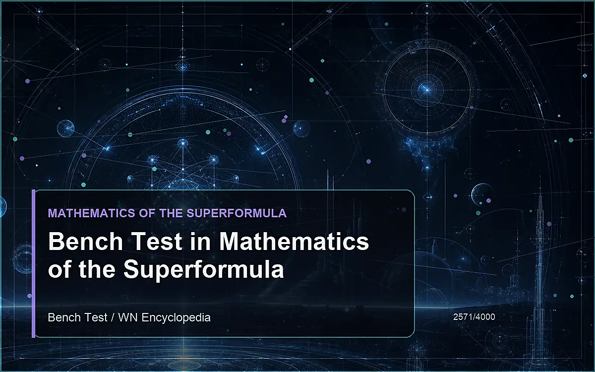 AI-generated encyclopedia reference image for Bench Test in Mathematics of the Superformula