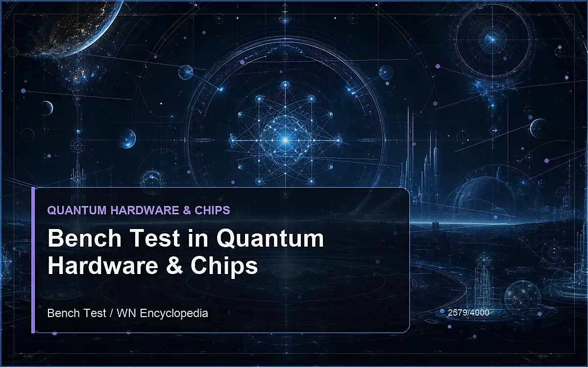 AI-generated encyclopedia reference image for Bench Test in Quantum Hardware & Chips
