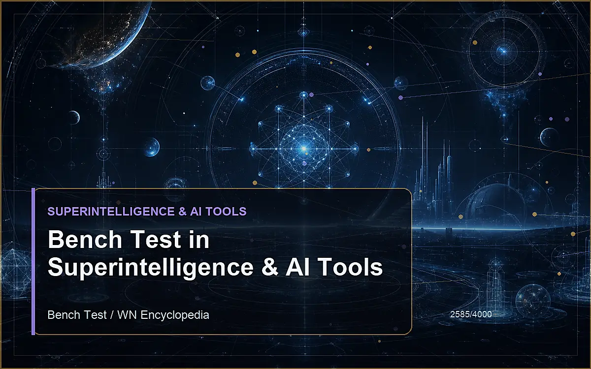 AI-generated encyclopedia reference image for Bench Test in Superintelligence & AI Tools