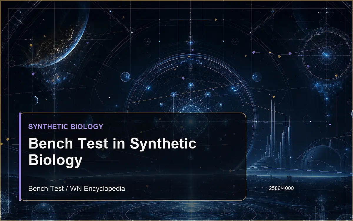 AI-generated encyclopedia reference image for Bench Test in Synthetic Biology