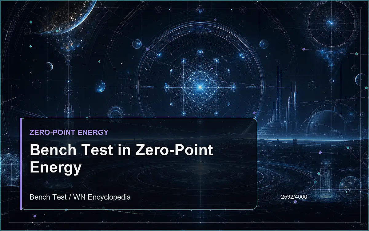 AI-generated encyclopedia reference image for Bench Test in Zero-Point Energy