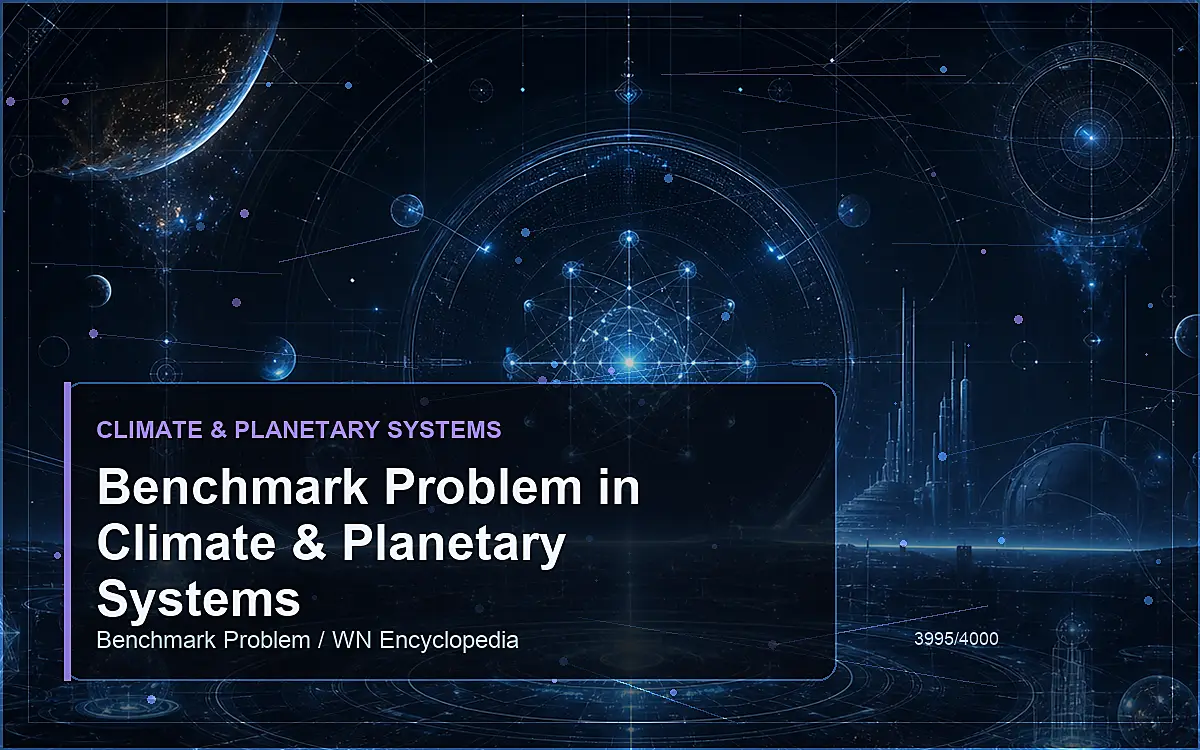 AI-generated encyclopedia reference image for Benchmark Problem in Climate & Planetary Systems