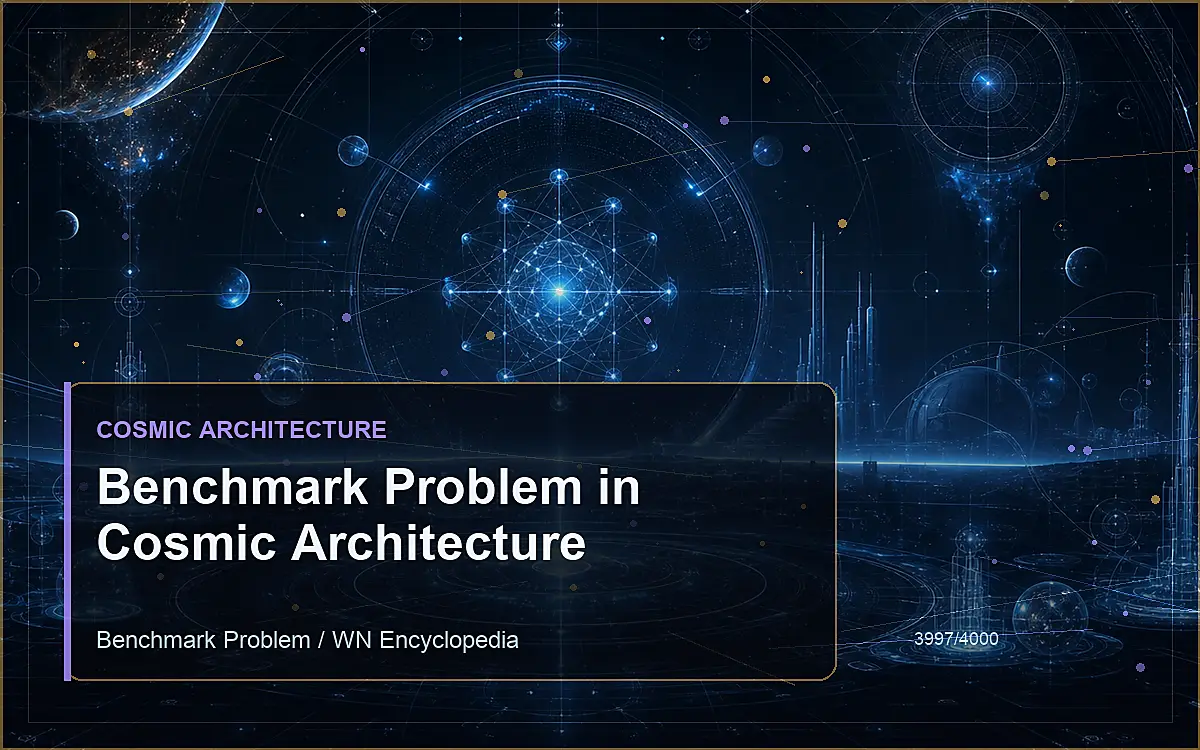 AI-generated encyclopedia reference image for Benchmark Problem in Cosmic Architecture
