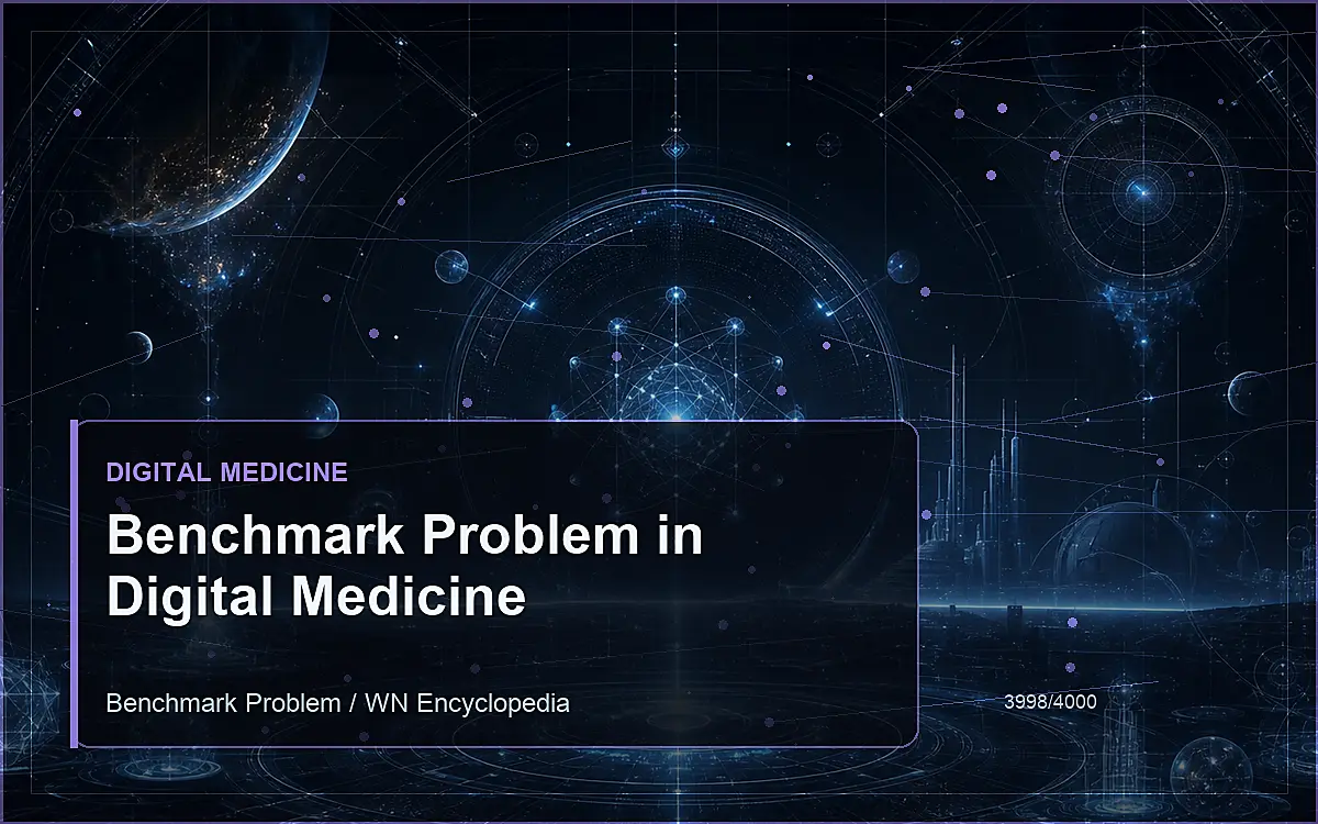 AI-generated encyclopedia reference image for Benchmark Problem in Digital Medicine