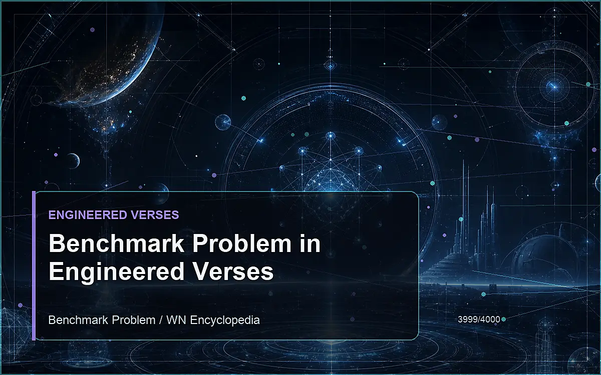 AI-generated encyclopedia reference image for Benchmark Problem in Engineered Verses